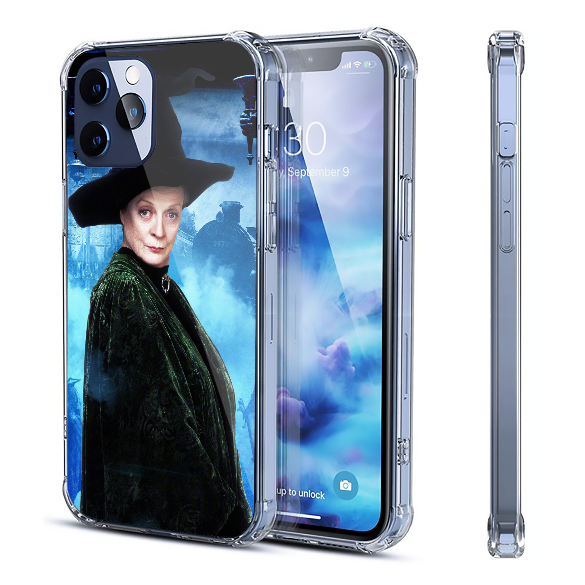 （画像用） Harry Potter ハリー・ポッターシリーズ 【iPhone 12シリーズ対応】透明スマホケース（クリアソフトケース）